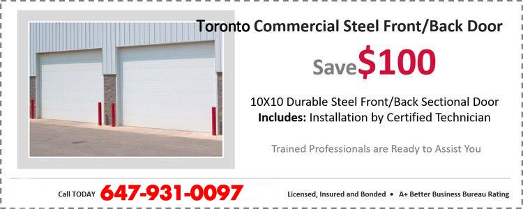 Coupons commercial Steel door repair Toronto